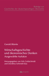 Wirtschaftsgeschichte und �konomisches Denken