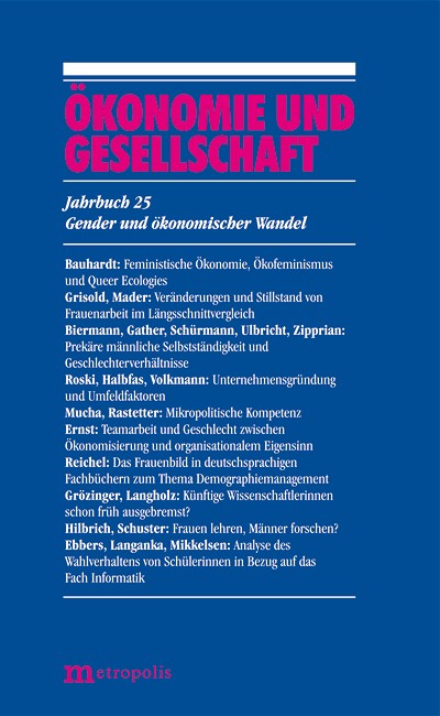 Gender und ökonomischer Wandel