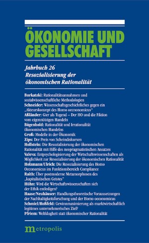 Resozialisierung der ökonomischen Rationalität