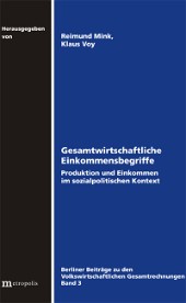 Gesamtwirtschaftliche Einkommensbegriffe