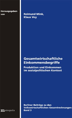 Gesamtwirtschaftliche Einkommensbegriffe