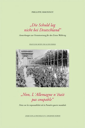 Die Schuld lag nicht bei Deutschland / Non, L'Allemagne n'était pas coupable