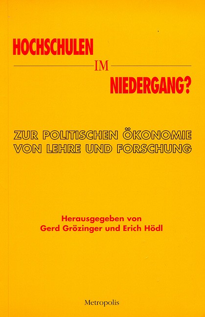 Hochschulen im Niedergang?