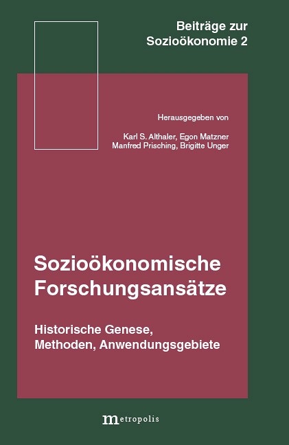 Sozioökonomische Forschungsansätze