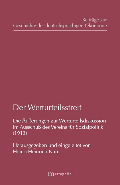 Der Werturteilsstreit