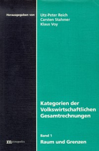 Kategorien der Volkswirtschaftlichen Gesamtrechnungen