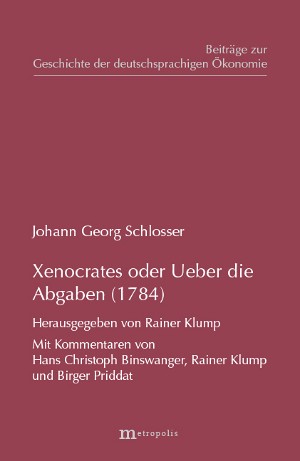 Xenocrates oder Ueber die Abgaben (1784)