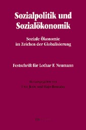 Sozialpolitik und Sozialökonomik