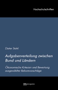 Aufgabenverteilung zwischen Bund und Ländern