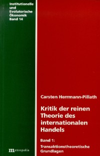 Kritik der reinen Theorie des internationalen Handels