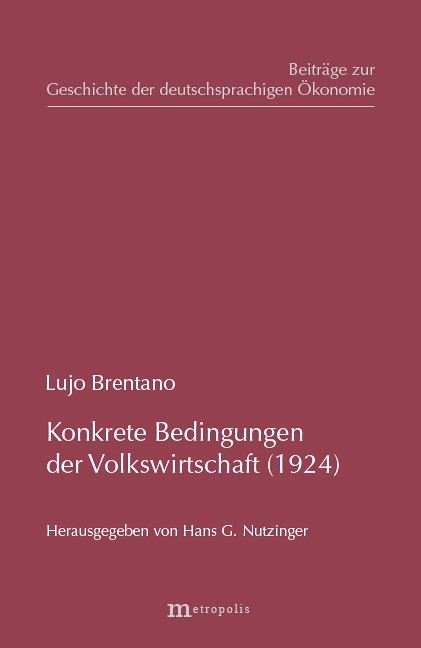 Konkrete Grundbedingungen der Volkswirtschaft (1924)