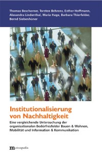 Institutionalisierung von Nachhaltigkeit