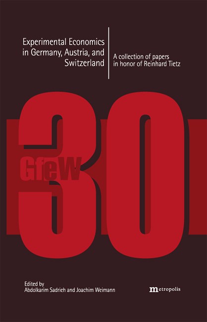 Experimental Economics in Germany, Austria, and Switzerland