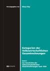 Kategorien der Volkswirtschaftlichen Gesamtrechnungen