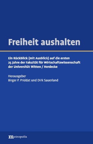 Freiheit aushalten
