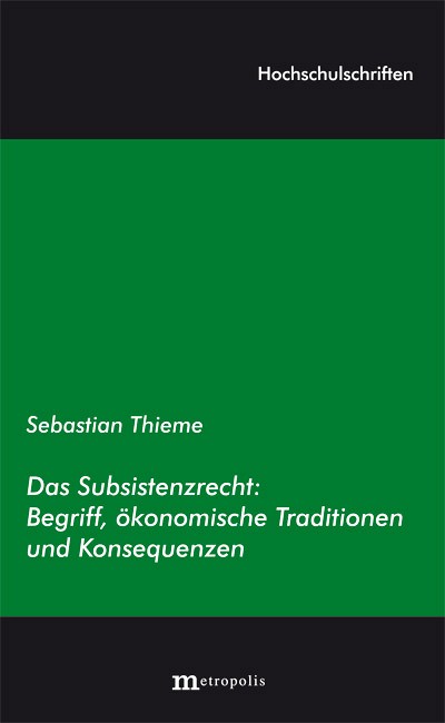 Das Subsistenzrecht