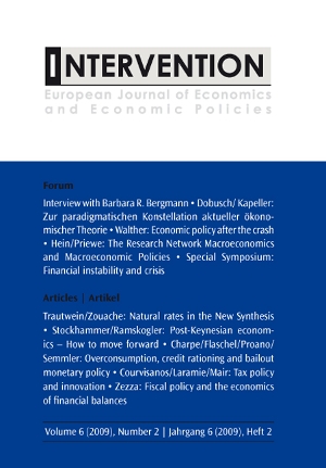 Intervention. European Journal of Economics and Economic Policies