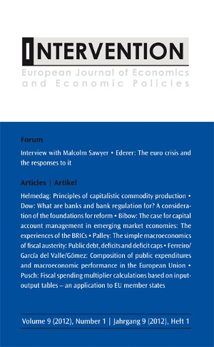 Intervention. European Journal of Economics and Economic Policies