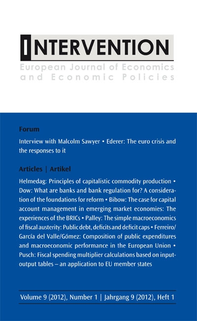 Intervention. European Journal of Economics and Economic Policies