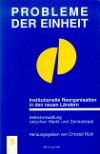 Institutionelle Reorganisation in den neuen Ländern